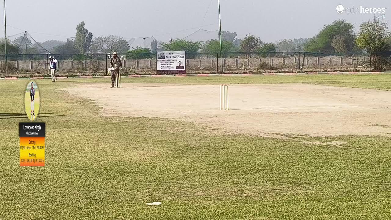 Worriers XI vs Ghudda Worriers live cricket match | Rise&Shine Cup  live - Dream Riders Sports Club