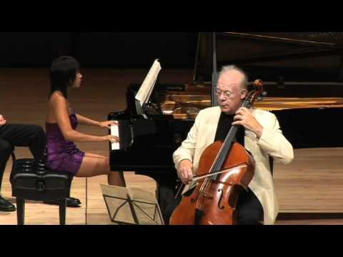 Lynn Harrell - Yuja Wang - Brahms F Major Op.99, 1st Movt.