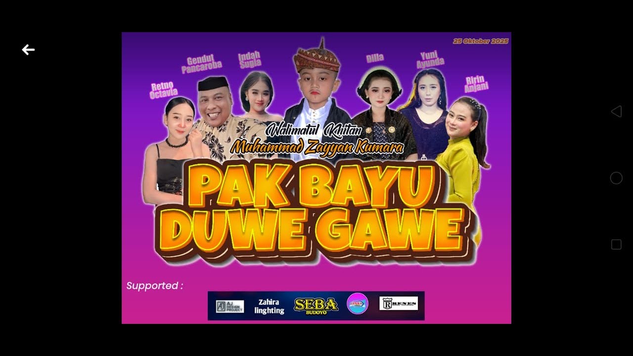 🔴📡Live NEW SEBA BUDOYO || PAK BAYU DUWE GAWE || RUNGKUT TUNGGUN JAGIR - MANTUP || RENES AUDIO