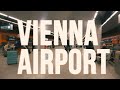 Pre-Covid Vienna Airport - arriving through train station, walkthrough and terminal 3