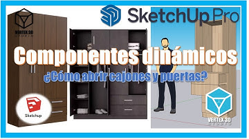 Como crear componentes dinámicos en Sketchup desde cero