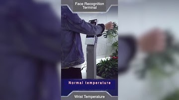 Face Recognition Access Control Terminal with Digital Temperature Measurement Module