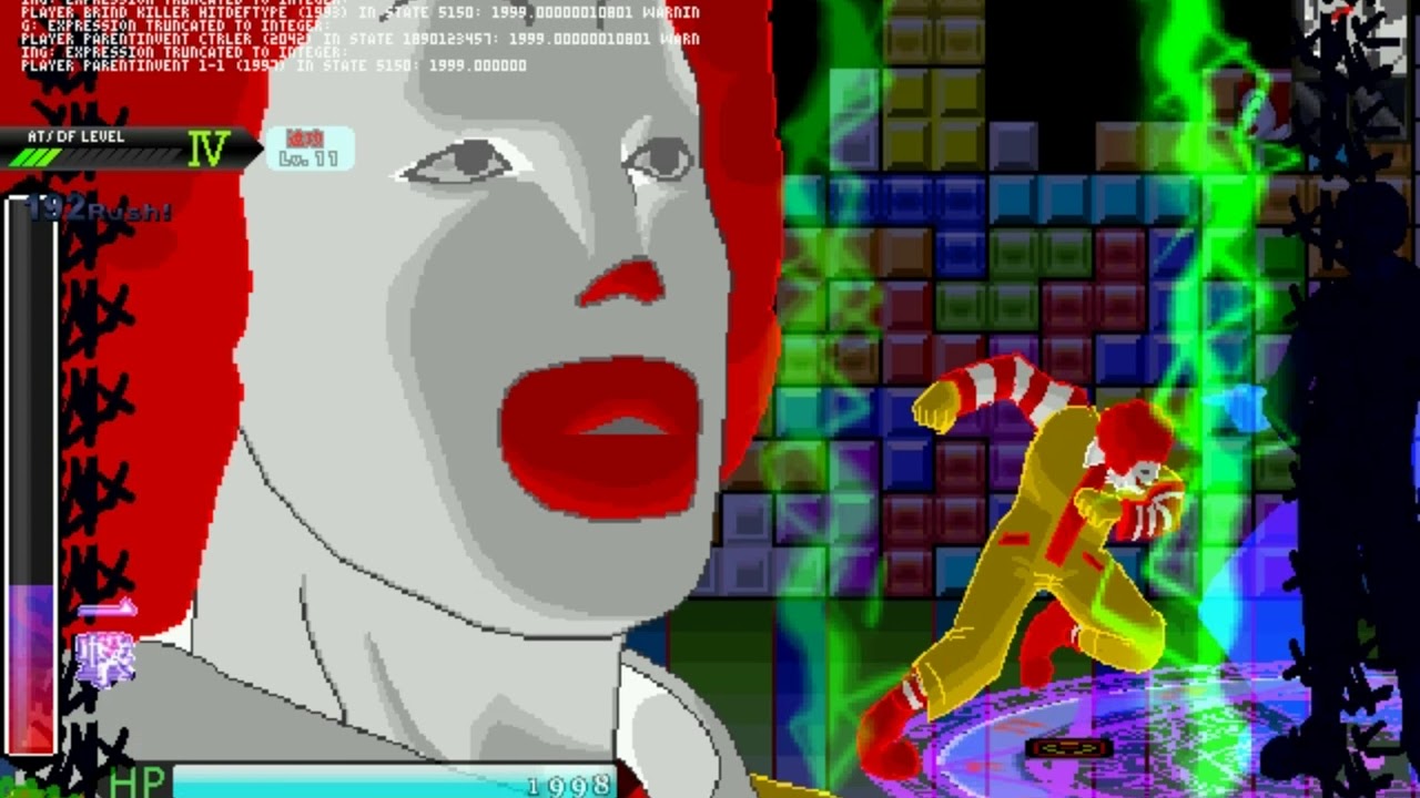 MUGEN: Excellent Donald 5.5 (8p) V.S Team K-Dark Donald