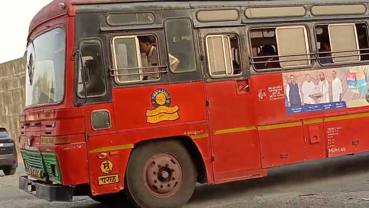 Evening Buses At Ramwadi Stop #msrtc #bus #travel #transport #vehicle #publictransport #highway