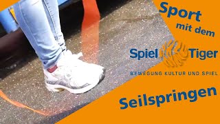 Sport mit dem SpielTiger Seilspringen Trick Nr. 4