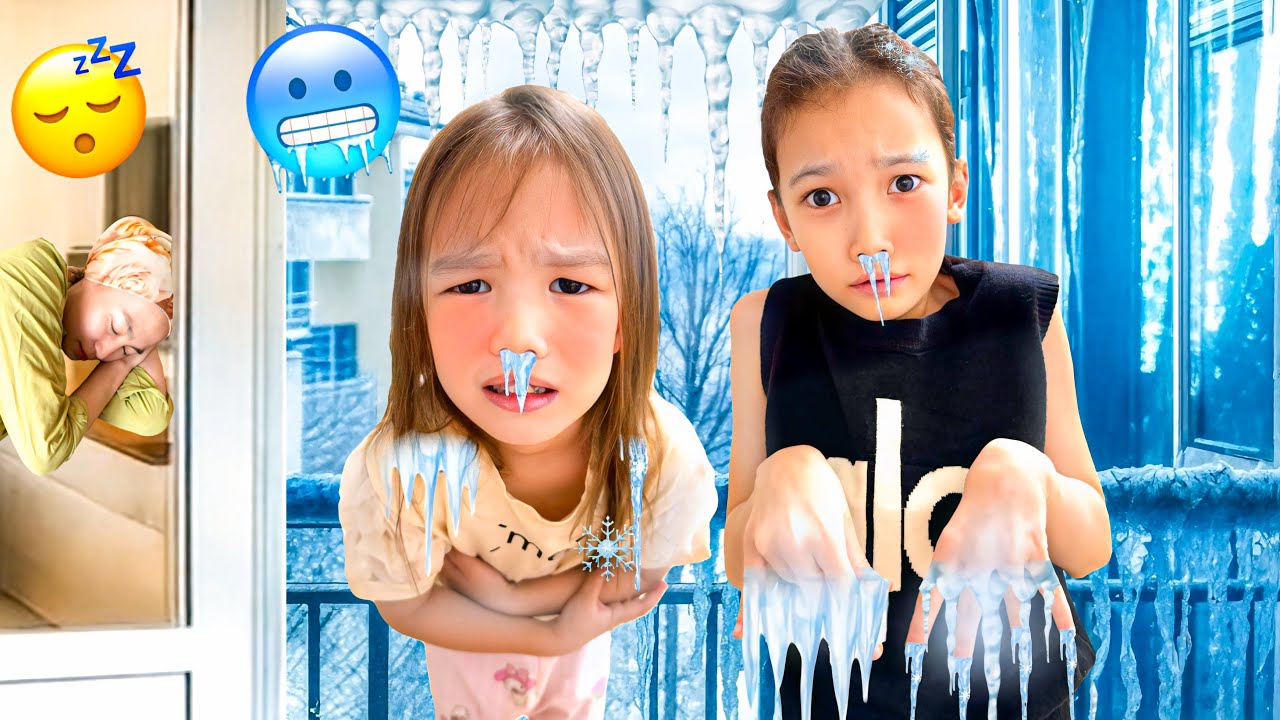 АҚБОТА МЕН АДИЯ БАЛКОНДА ҚАМАЛЫП ҚАЛДЫ😱🤯 ЕКЕУІ ҚАТЫП ҚАЛДЫ @АУЫЛДАНСӘЛЕМ 