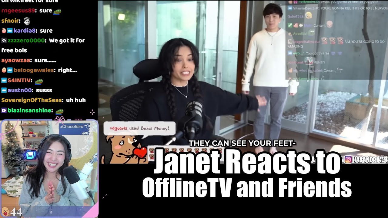 [Janet Reacts] Catching Up on 2-Months of OfflineTV & Friends! 🤣 1-Hour of Reacting!