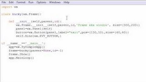 wxPython Programming Tutorial - 2 - Creating Buttons