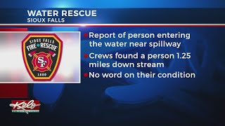 Water rescue near spillway Monday night