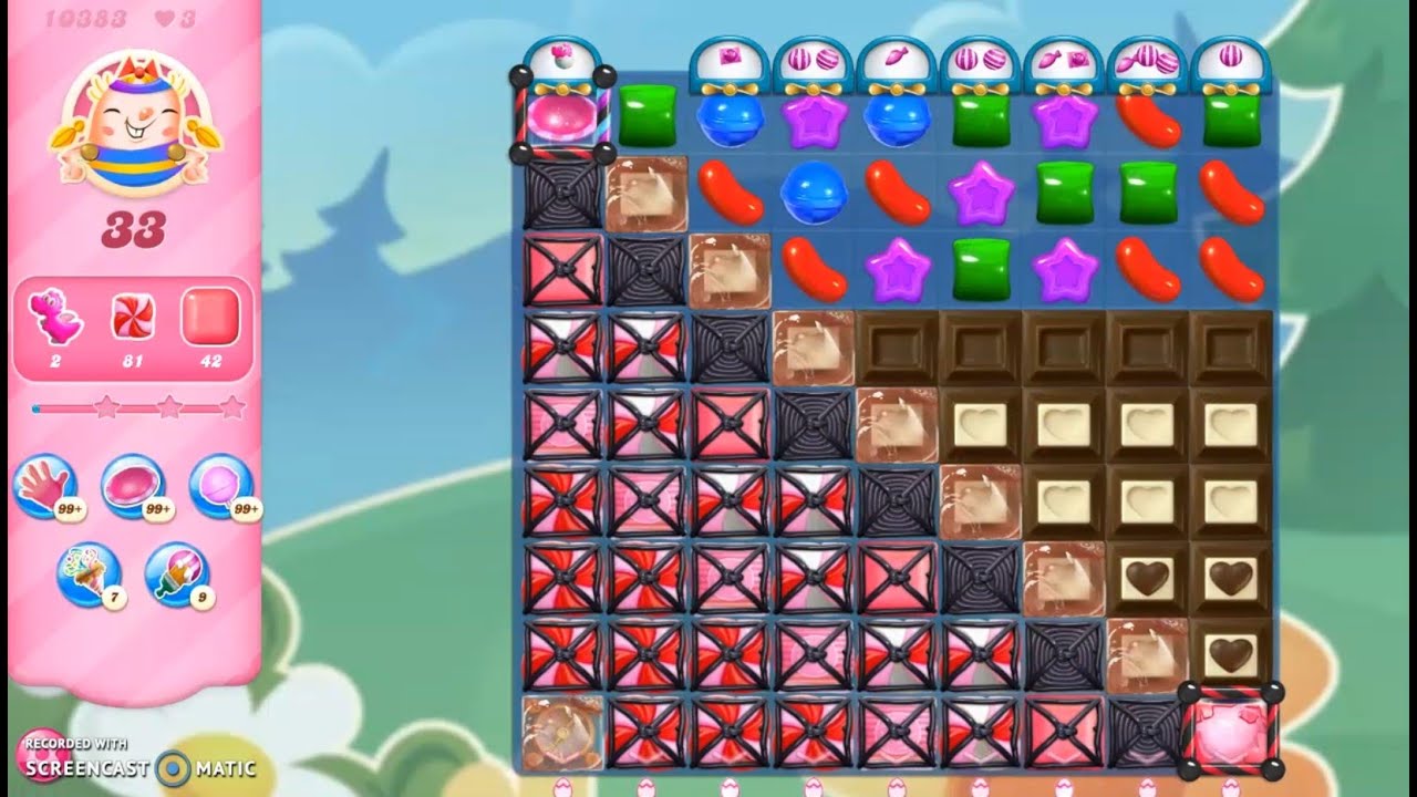 キャンディ出品 Candy Crush Saga Level 10383 No Boosters - YouTube