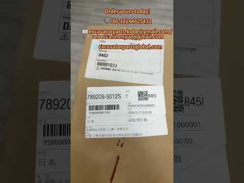 Turbocharger kobelco excavator parts video