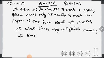 CSS 2017 Solved General Science and Ability Mathematics Portion Q.No.7(b)