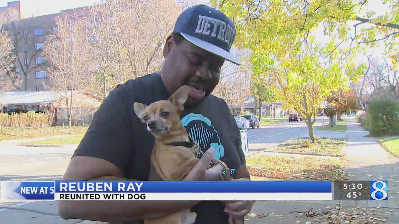 GR man in assisted living reunited with missing dog after two weeks ...