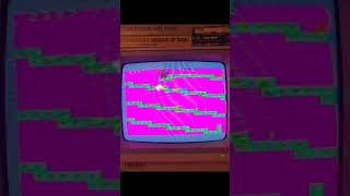 Playing Krazy Kong cassette game on a Commodore Vic 20 computer