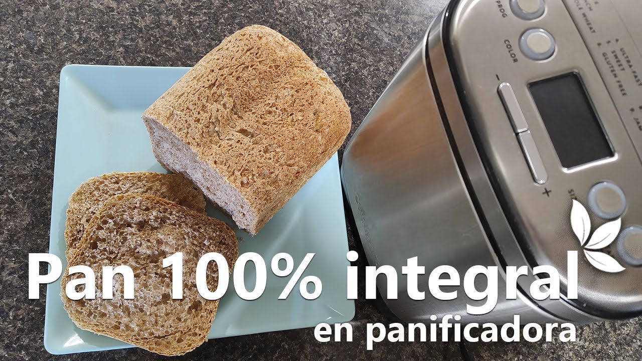 Pan 100% integral sin azúcar