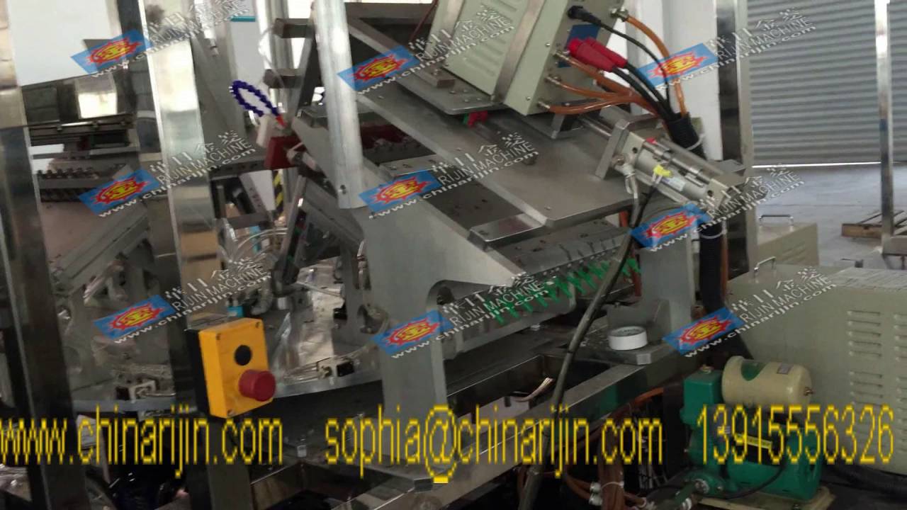 automatic suction catheter tipping punching and packing machine