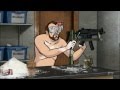 Krieger Doing Some Gun Mods on Archer