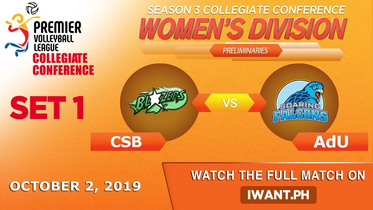 SET 1 | DLS-CSB vs. AdU | October 2, 2019 | #PVL2019 (Watch the full game on iWant.ph) blazers hombre colombia