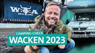 Camping-Check: Wacken 2023, Wohnmobile, Wohnwagen und viel Schlamm | ARD Reisen