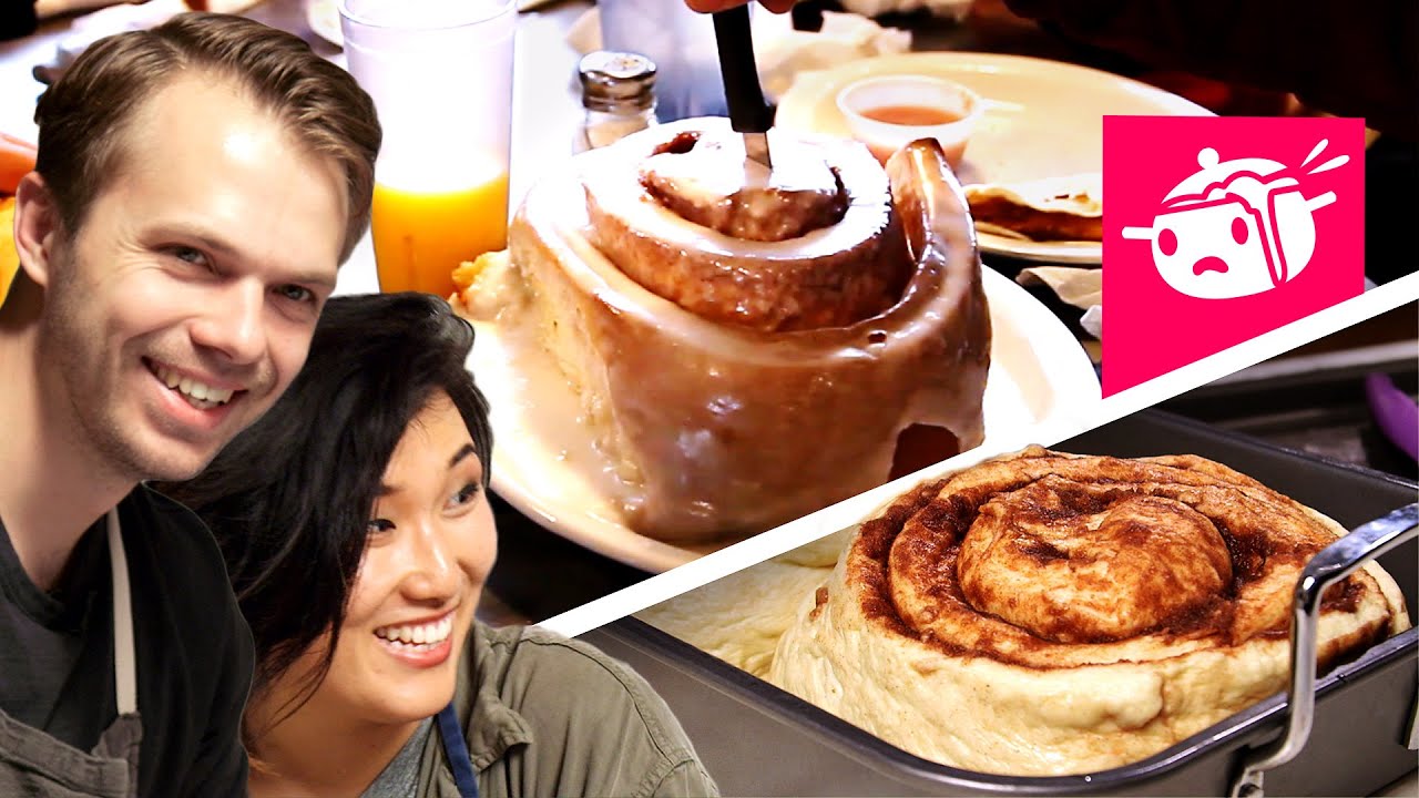 We Tried To Re-Create This Giant Cinnamon Roll | Tasty