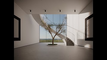 VR Staircase Art Gallery Unreal Engine Walkthrough