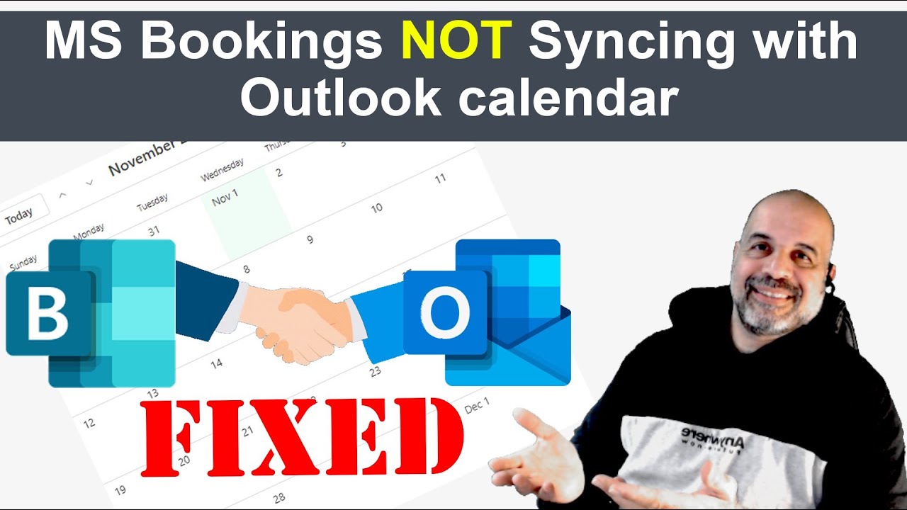 Bookings not syncing with Outlook Calendar [FIXED] YouTube
