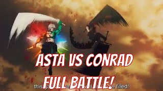 Asta Vs Conrad Full Fight Black Clover English Sub