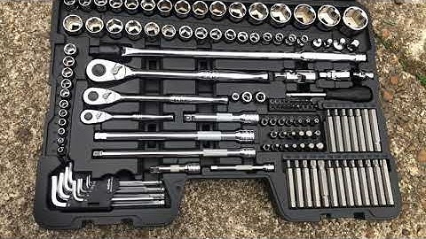 2020          Halfords Advanced 175 Pc Socket & Spanner Set