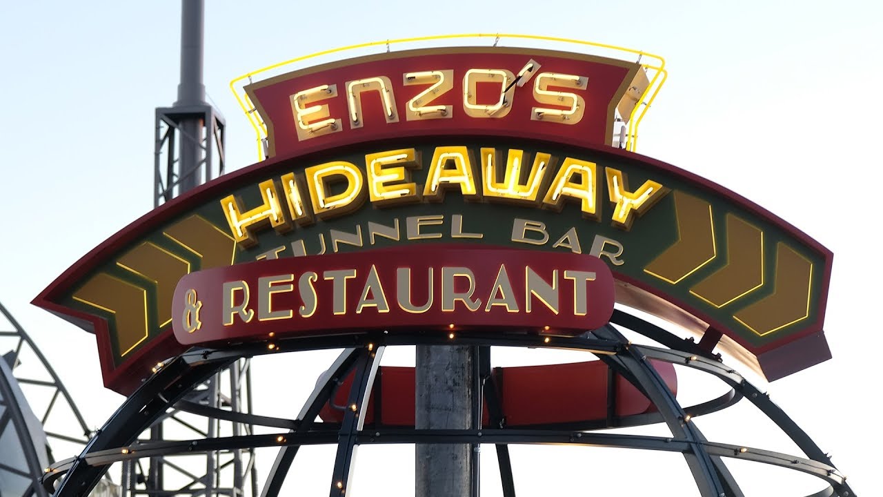 INSIDE LOOK Enzo's Hideaway Tunnel Bar & Restaurant in Disney Springs YouTube