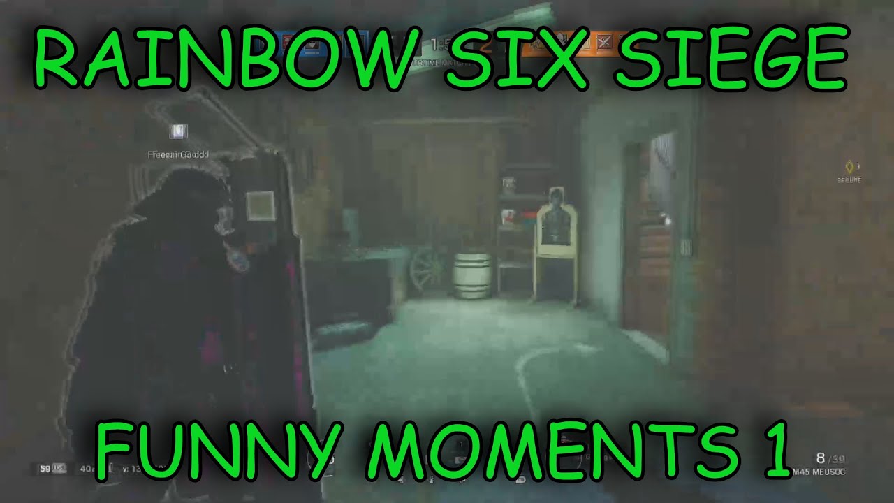 Rainbow Six Siege Funny Moments (First Time Playing!) - YouTube