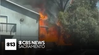 Tree fire damages multiple units at Sacramento apartment complex