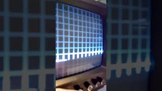 What happens when a CRT monitor turns off?