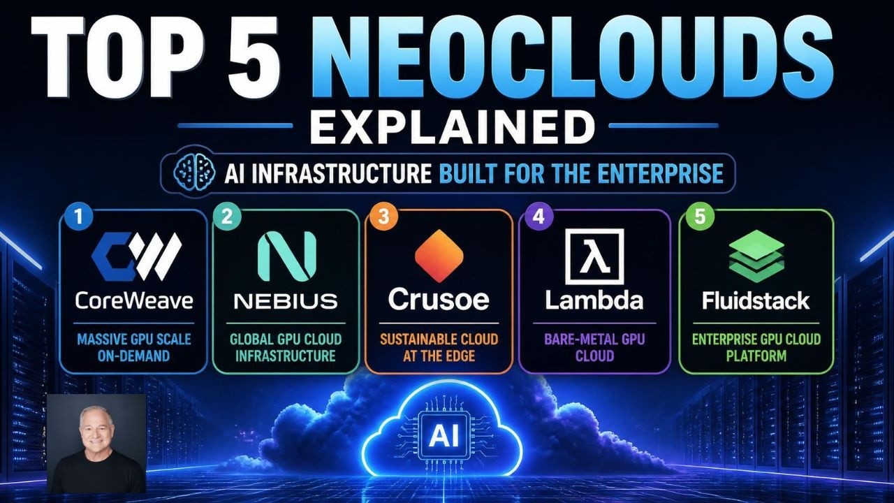 Top 5 NeoClouds Explained: CoreWeave, Nebius, Crusoe, Lambda, Fluidstack