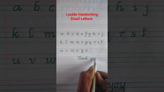 LucidaHandwriting small letters for Students #lucida #writing #ytshorts #shortvideos