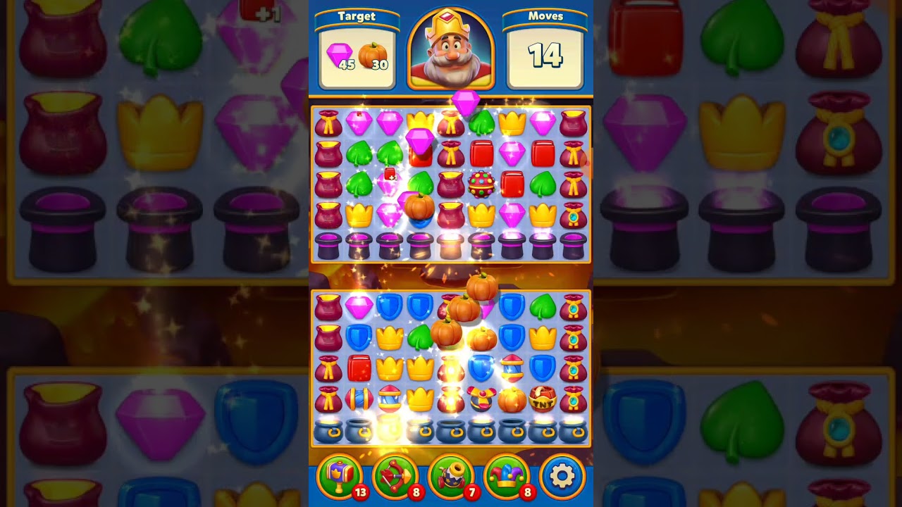 Royal Match level 1004 - Pouches, Cauldrons & Tophats