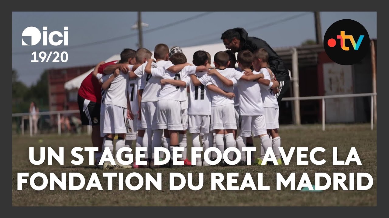 Un stage de foot avec la fondation du Real Madrid