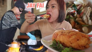 THE FAMOUS JAY FAI CRAB OMELETTE in THAILAND!