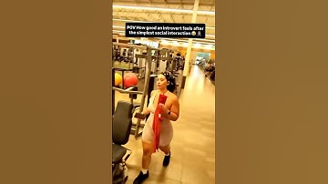 Outfit on point! #introvert #extrovert #pov #shorts #viral #girl #public #fitness #gymgirl