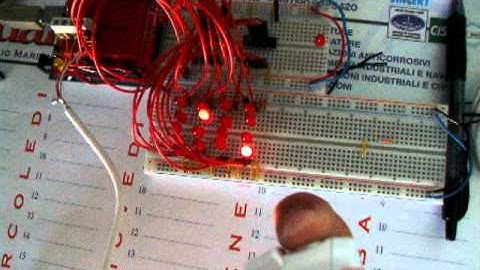 Controllo matrice di LED 4x4 con Arduino e Nunchuck