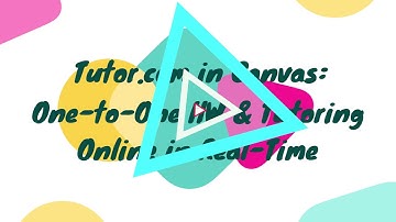 Tutor.com in Canvas: One-to-one HW & Tutoring Online in Real-Time