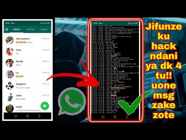 Hack WhatsApp :njia rahisi kuliko zote utaweza kupata msg zote/ tazama hapa class=