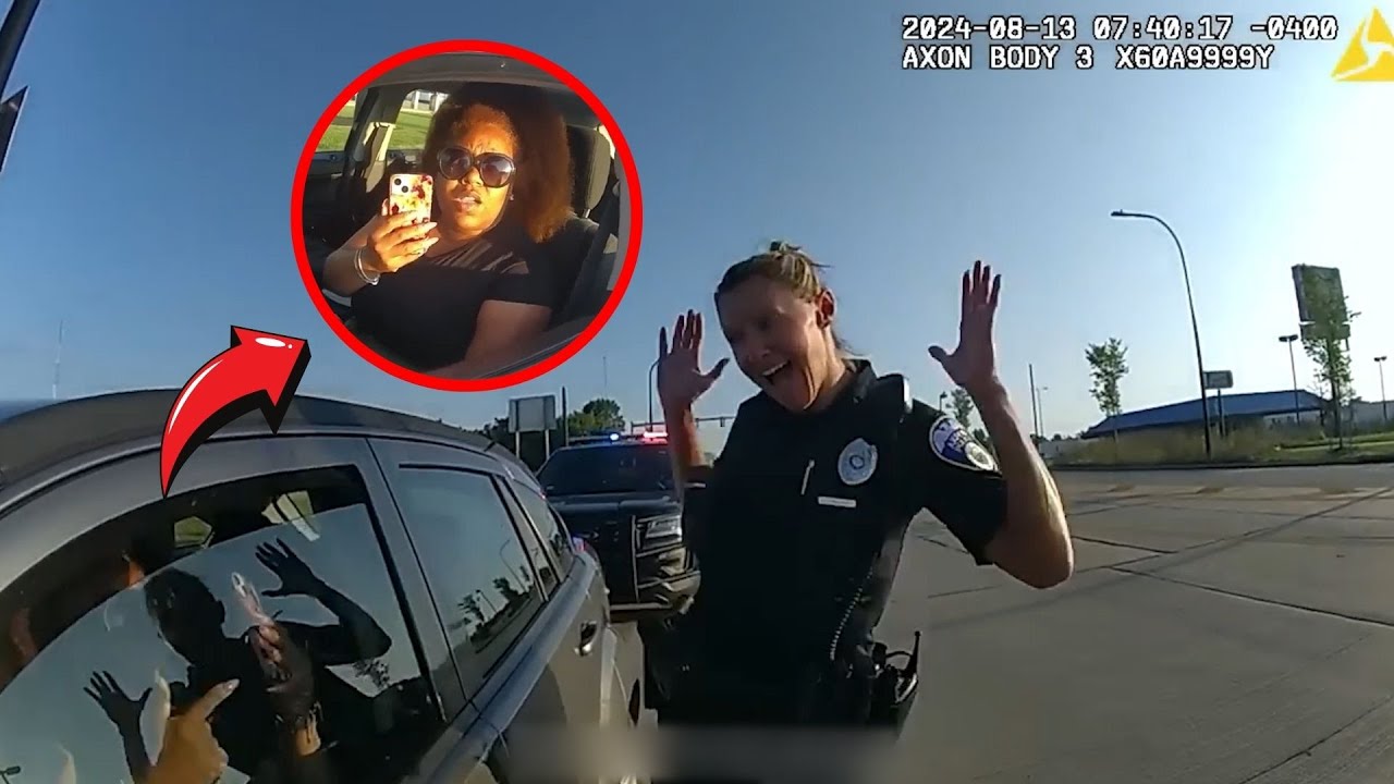 Traffic Stop Turns Into Chaos When Woman Refuses to Cooperate! - YouTube