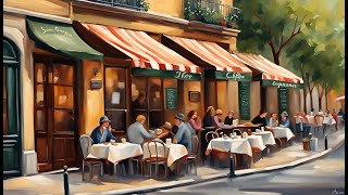 French cafe music smooth jazz romantic piano instrumental