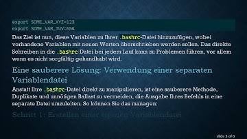 Ein Leitfaden zum Ersetzen von Umgebungsvariablen in Ihrer Bashrc: Ein sauberer Ansatz