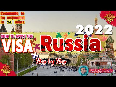 روس کا ویزا 2022 | مرحلہ وار اپلائی کرنے کا طریقہ | ویزا 2022 (سب ٹائٹل)