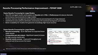 What’s new in FEMAP 2606: Graphics architecture and performance gains