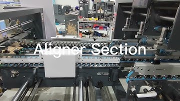 Rolam PC Series Corrugated Carton Lock Bottom Box Folding Gluing Machine