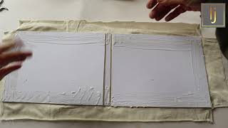 Making and covering a jounal cover.