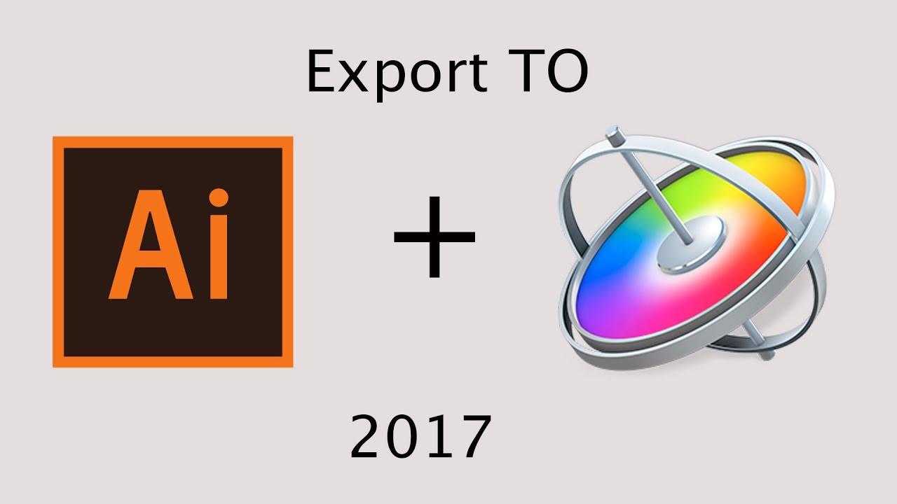 Export Shape illustrator To Motion 5 - YouTube