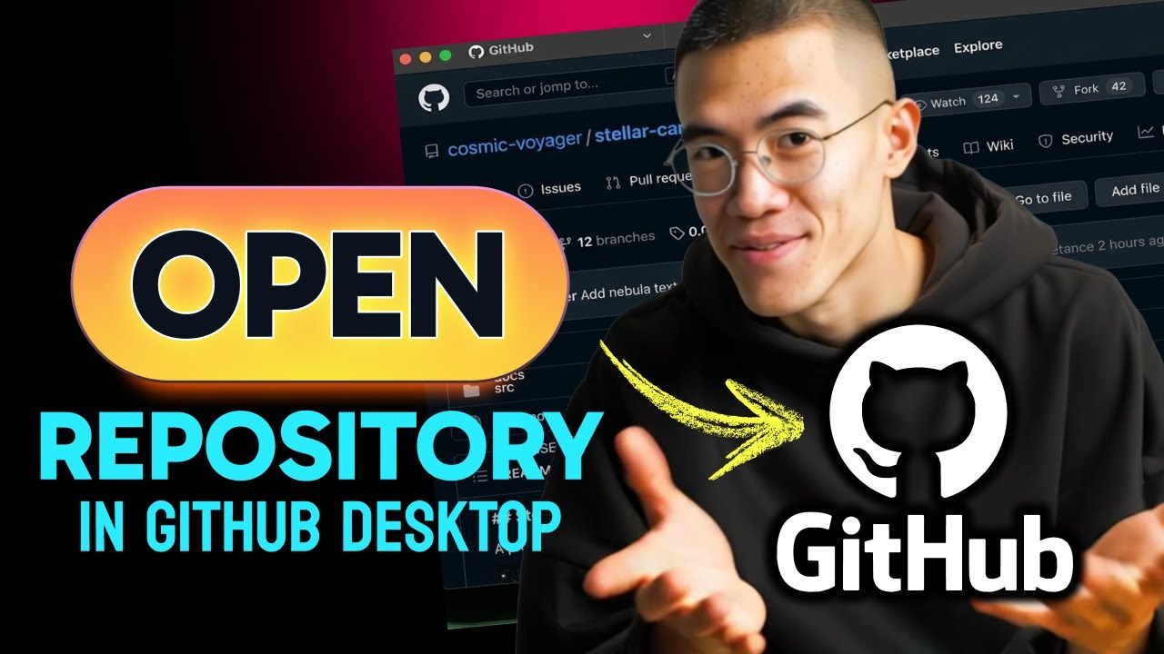 How to OPEN A REPOSITORY IN GITHUB DESKTOP (Step by Step) - YouTube